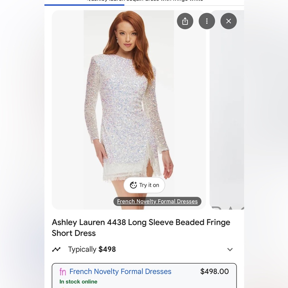 Ashley Lauren formal gown